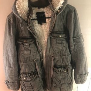 SANCTUARY Jacket with hood and drawstring